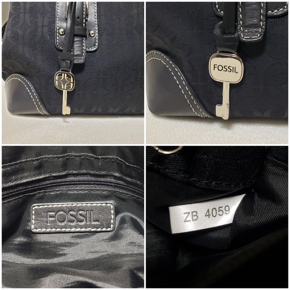 Fossil Vintage Signature Black ZB4059 Textile - Picture 14 of 16